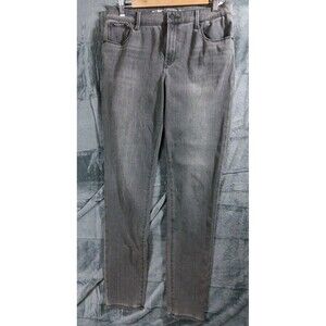 Old Navy Rockstar 24/7 Women's Skinny Jeans 12 Tall Gray Stretch